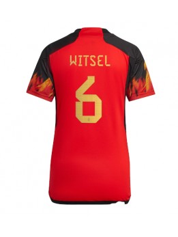 Ženski Nogometna dresi replika Belgija Axel Witsel #6 Domači SP 2022 Kratek rokav